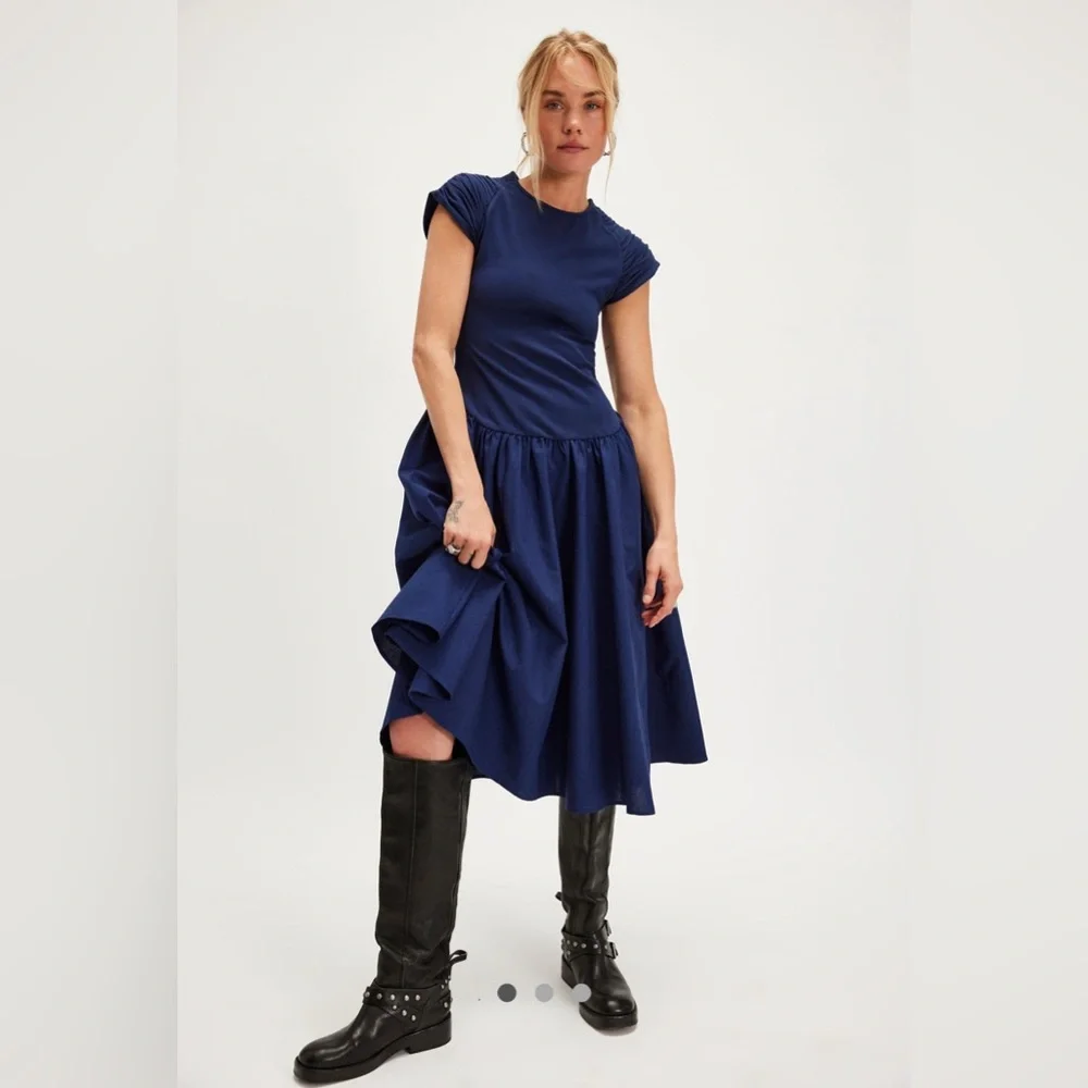 NWOT - Free People‎ - Afternoon Elegance Midi Dress